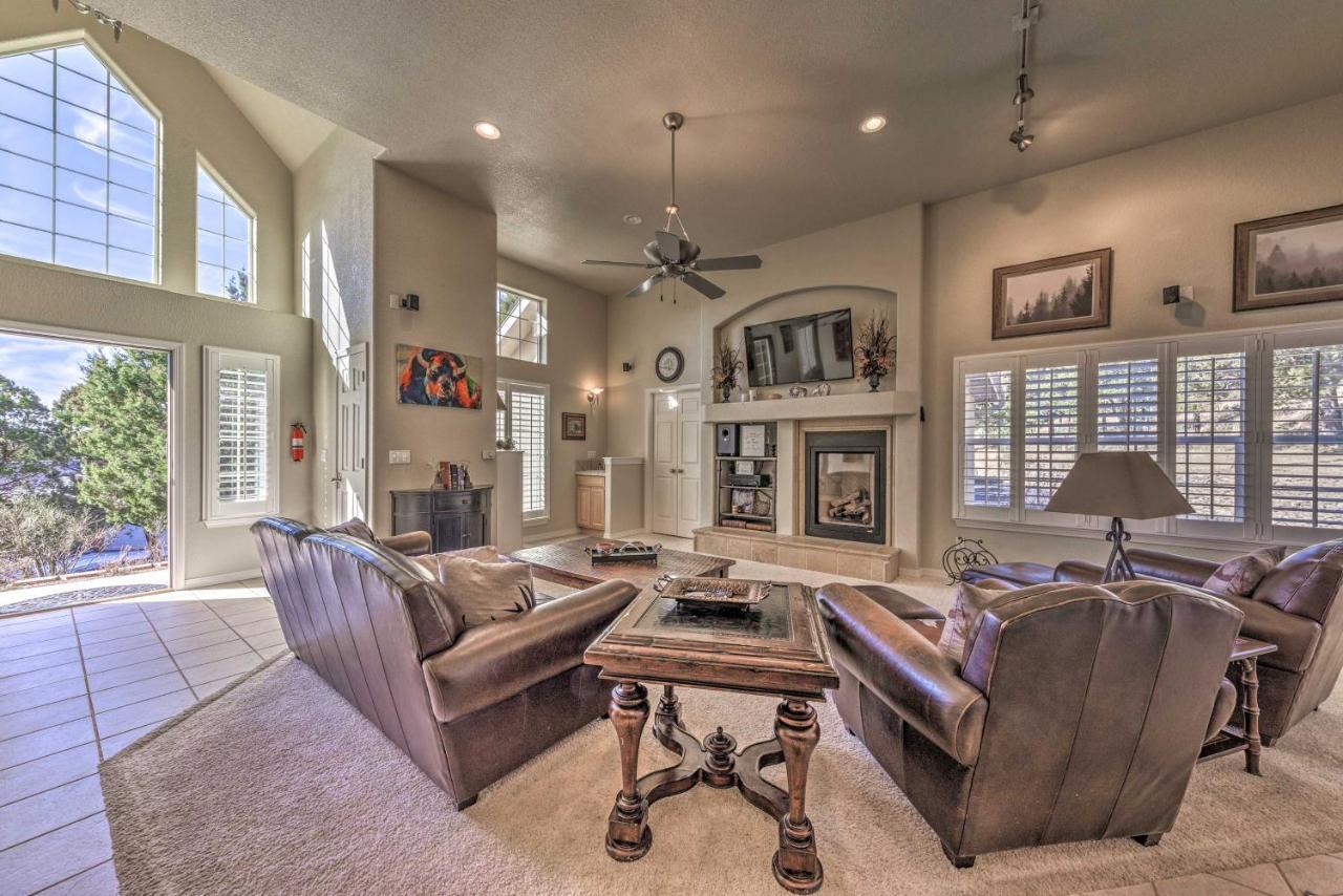 Roomy Ruidoso Retreat With Deck, Grill, And Mtn Views! Экстерьер фото